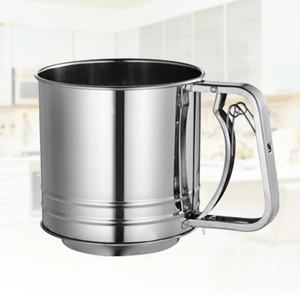 Hemoton Tamis à Farine En Acier Inoxydable Pour Tamiser Et Tamiser La Poudre