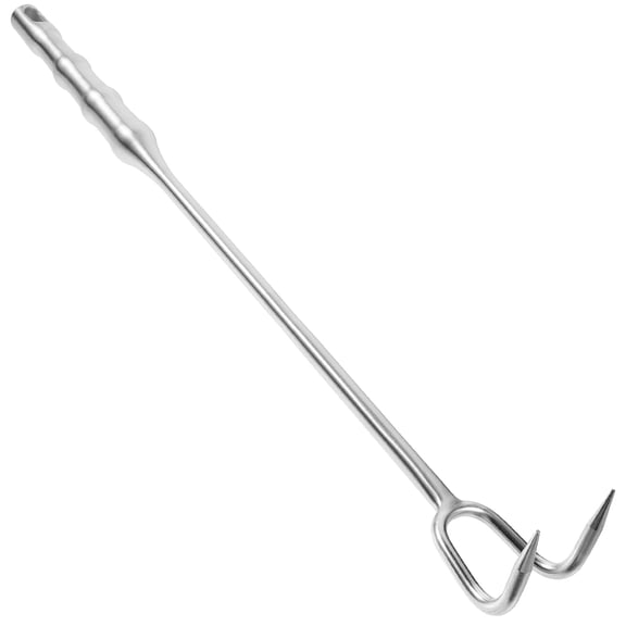 COOPHYA Meat Hook Silver 304 Stainless Steel For Catering 1Pcs 16.1X2X1.8In
