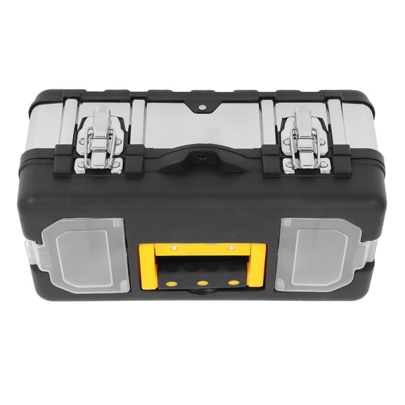 HEMOTON Stainless Steel Suitcase Lockable Tools Case Multifunctional Case Travel Supply Box