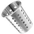 thumbnail image 1 of HEMOTON Stainless Steel Utensil Holder for Kitchen Supplies with Drain Holes Silver, 1 of 8