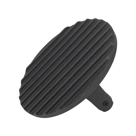 HEMOTON  Steak Press Hamburger Meat Tenderizing Tool Patty Round Grill Black