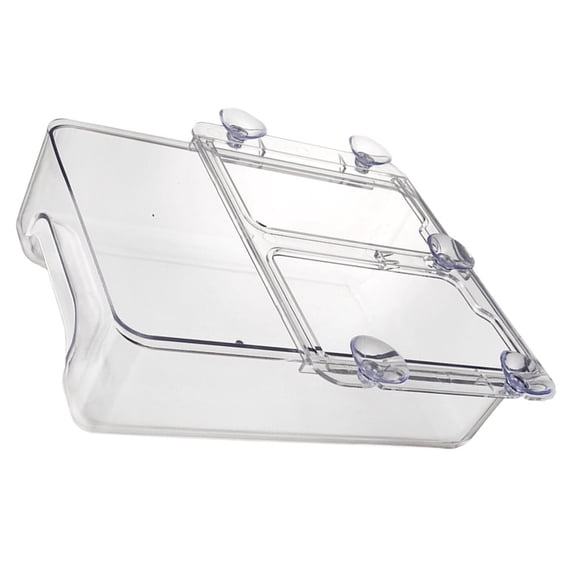 HEMOTON  Storage Refrigerator Box Egg Tray White Container