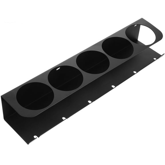 HEMOTON  Storage Shelf For House Wall Mount Tool Organizer Rack Black