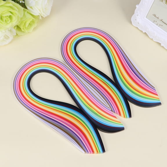 RENACLIPY Multi Color DIY Quilling ps Lightweight for Handcrafted Paper Flowers and Animals