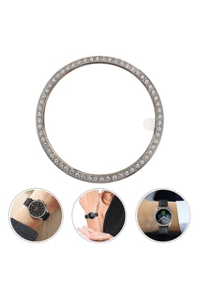 Stainless Steel Bezel Watch Display Stand - 1 Set for Watch Storage and Presentation