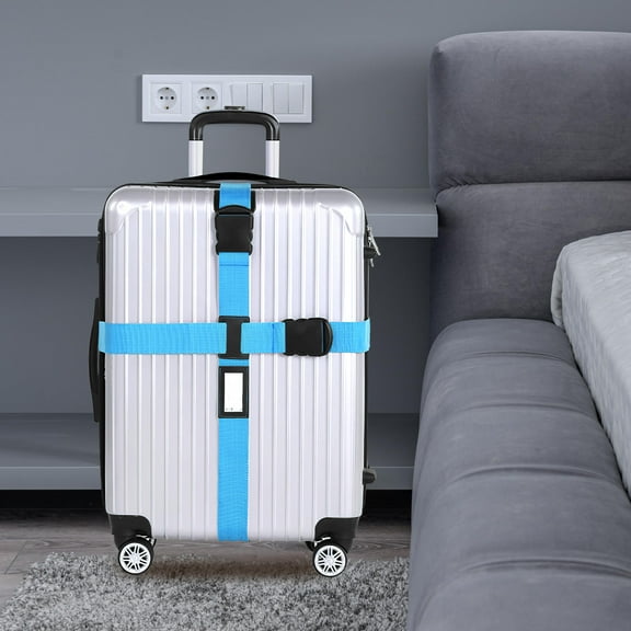 HEMOTON  Suitcase Packing Belt Travel Accessories Luggage Lock Purple