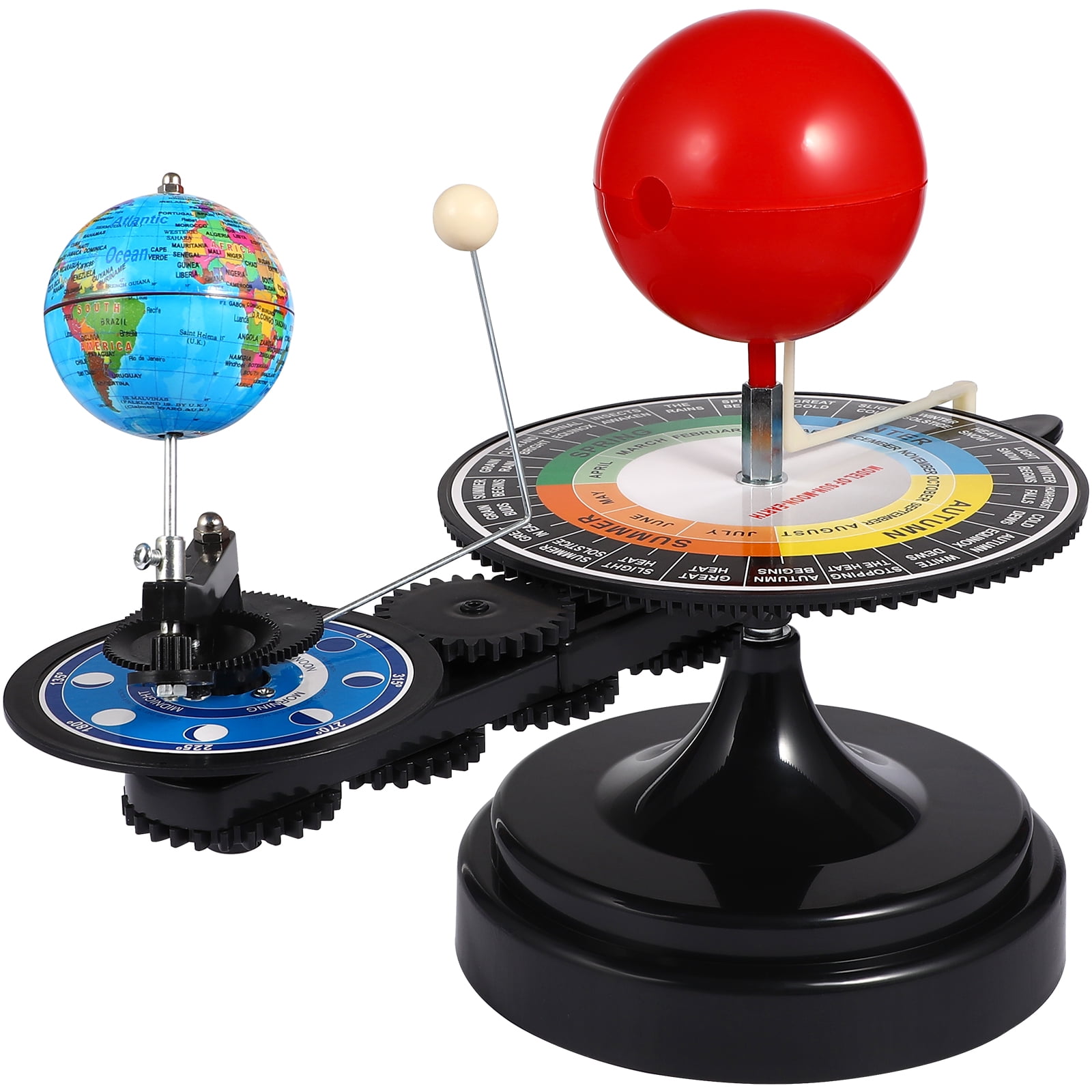 HEMOTON Sun Earth Moon Orbital Model Solar System Planetarium 3D Model ...