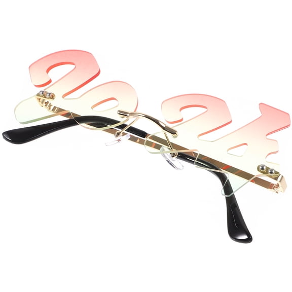 UPGRATOR New Year Sunglasses Pink Acrylic 1Pcs Women