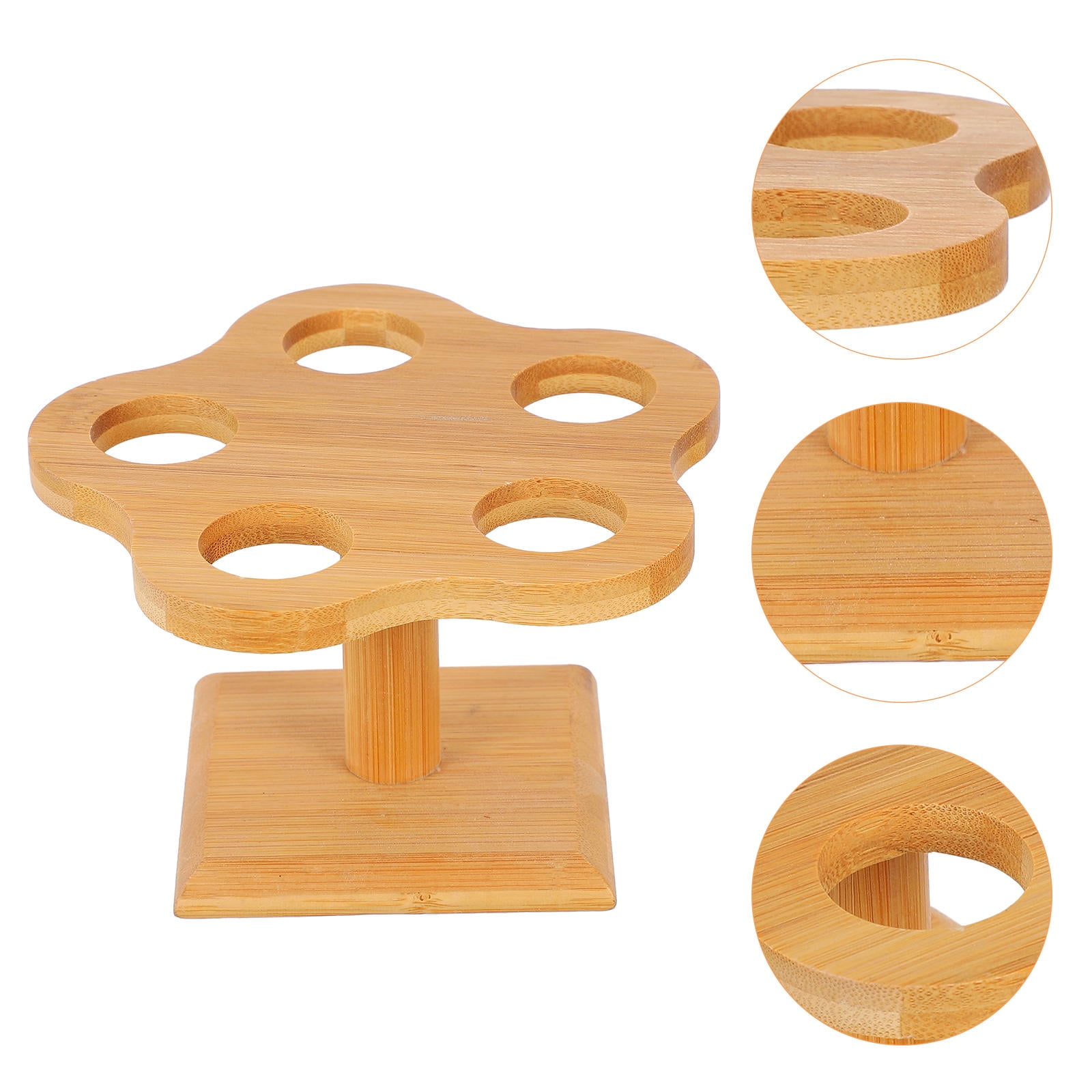 Phenofice 1Pc Bamboo Food Cone Rack for Ice Cream and Sushi ...