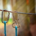 thumbnail image 1 of HEMOTON Swivel Snap Hooks, Swivel Carabiner, Stainless Steel Locking Carabiner Clips For Sports, Luggages, Pets, Keychains, Flag Clips Golden, 1 of 7