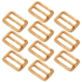 thumbnail image 1 of HEMOTON T-Shirt Clips with Rectangle Buckle for Waist Belts Made of Resin Khaki Color 10 pcs, 1 of 8