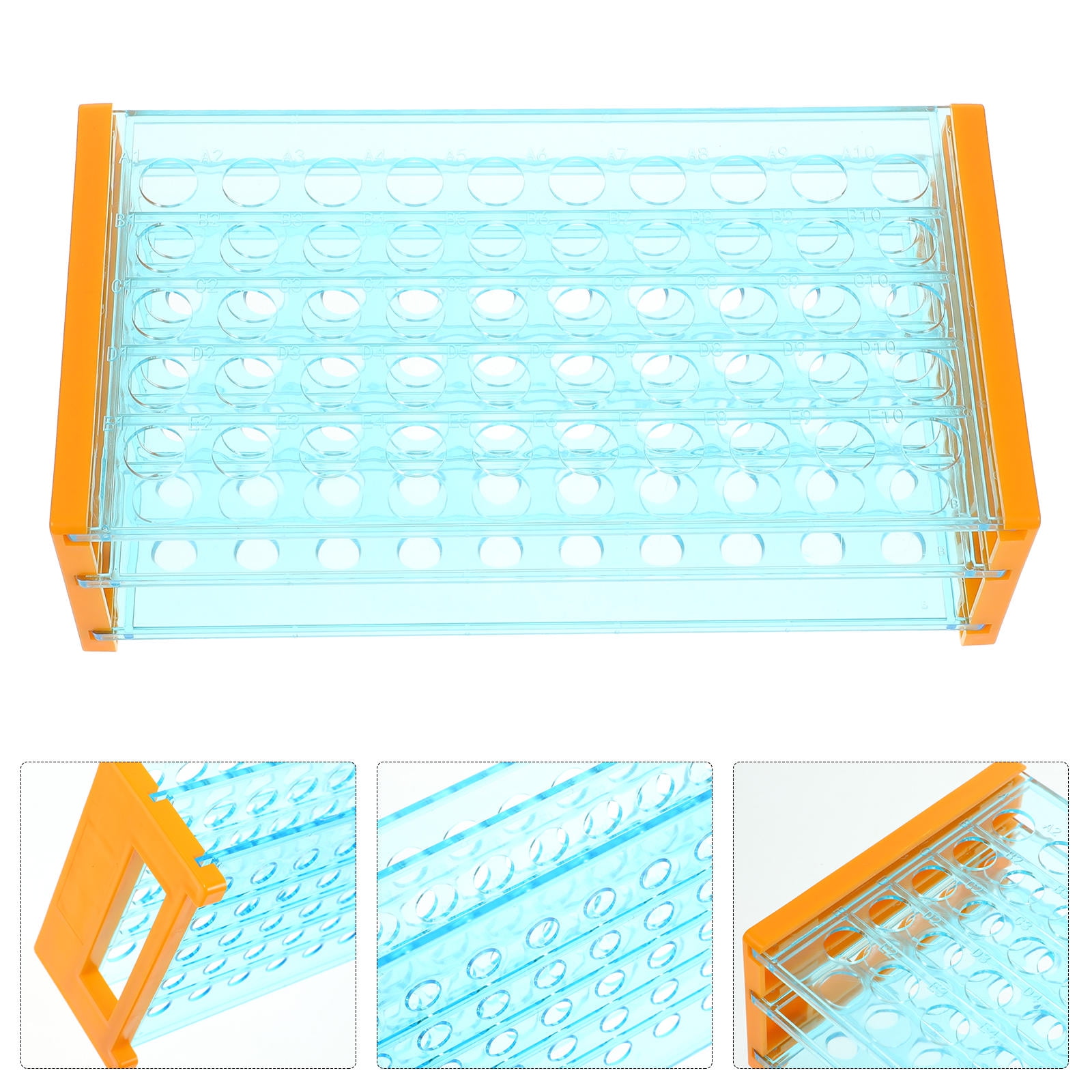 HEMOTON Test Tube Rack Testing Tubes Holder Centrifuge Tube Stand Test ...