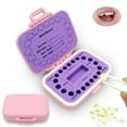thumbnail image 1 of HEMOTON  Tooth Memory Case Deciduous Teeth Preservation Box Milk Holders for Kids Baby, 1 of 8