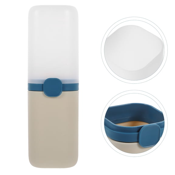 HEMOTON Toothbrush Kit Business Trip Portable Toothbrushes Case Holder