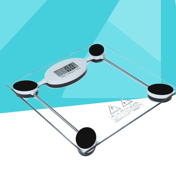 HEMOTON Sensor Weighing Scale with Tempered Glass and Clear Electronic Display