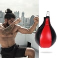 thumbnail image 1 of RENACLIPY Hanging Boxing Speed Ball Punching Ball for Training PU Black 1Pack, 1 of 8