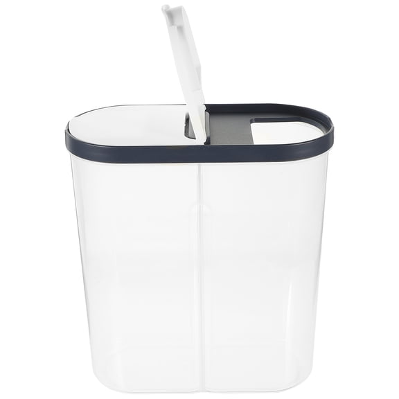 HEMOTON Transparent Airtight Rice Container for Home with PP Material Excellent for Storing Grains Beans and Flour 1.5 Gal