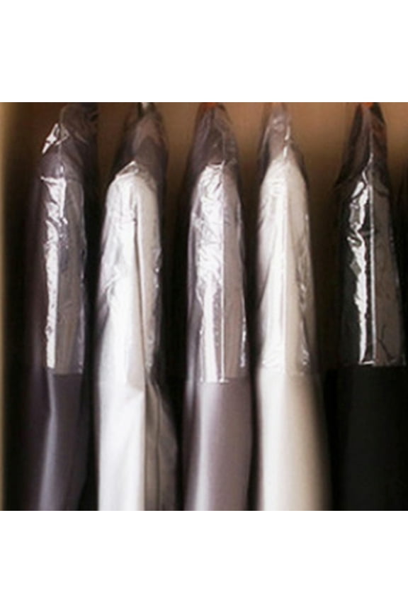 Transparent Clothes Shoulder Covers Breathable Garment Dust Covers Protectors for Suit Coats Jackets Dress (No Clothes Hanger)