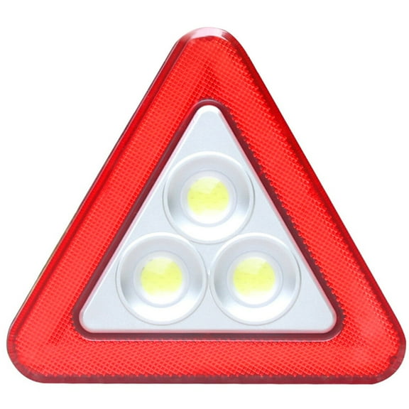 HEMOTON  Triangle Frame Reflector Car LED Lights Safety Equipment