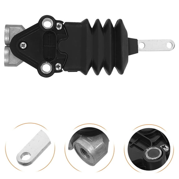 HEMOTON Truck Air Height Control Valve for Trailer with Durable Zinc Alloy and Plastic Black Color