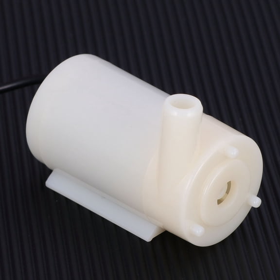 HEMOTON Mini USB Submersible Water Pump for Turtle Tank, Compact 4.32x2.5x2.27cm, White Color