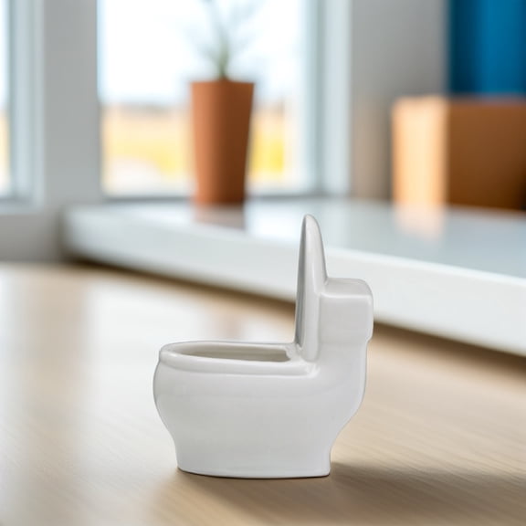 HEMOTON Unicorn Succulent Pot Planter Toilet Flowerpot Creative