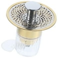 thumbnail image 1 of SOPOTUTU Universal Bathroom Sink Drain Strainer and Stopper, Multi-Purpose Stainless Steel, 1 Set, 1 of 8