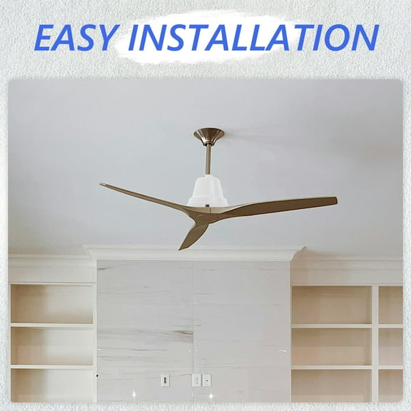 HEMOTON Universal Ceiling Fan Dust Cover Fan Canopy Kit Easy Installation Decorative Ceiling Fan Bottom Canopy Fan Accessories Dust Protection