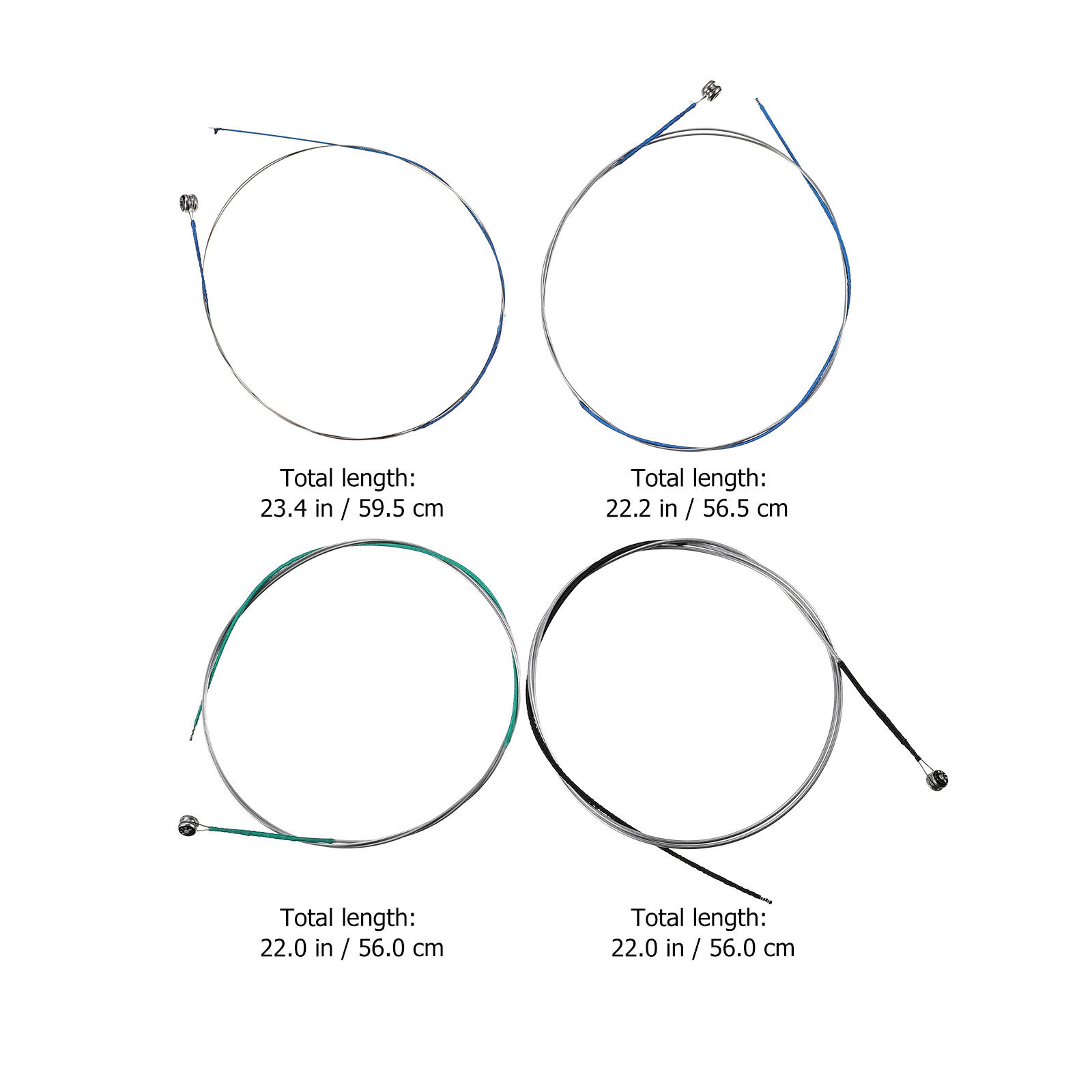 HEMOTON Universal Violin Strings Set Classic Steel Strings Steel Cores ...