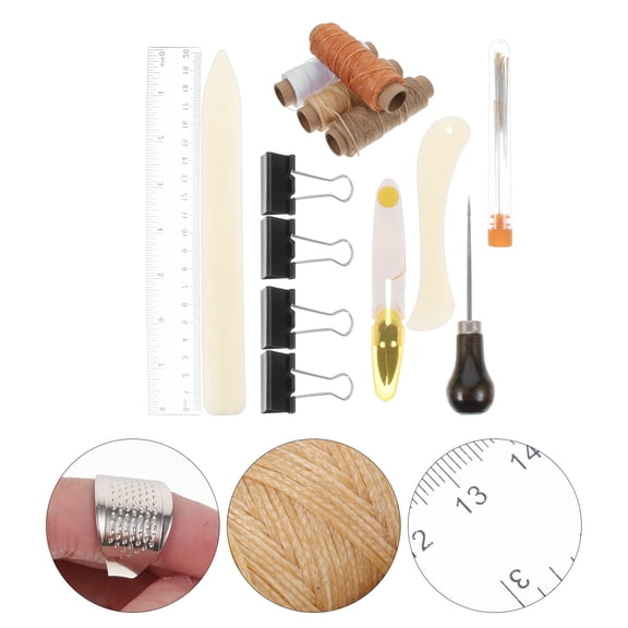 RENACLIPY Scrapbook Supply Kit with Wood Tools and Craft Supplies, 1 Set for Scrapbooking and Paper Crafting