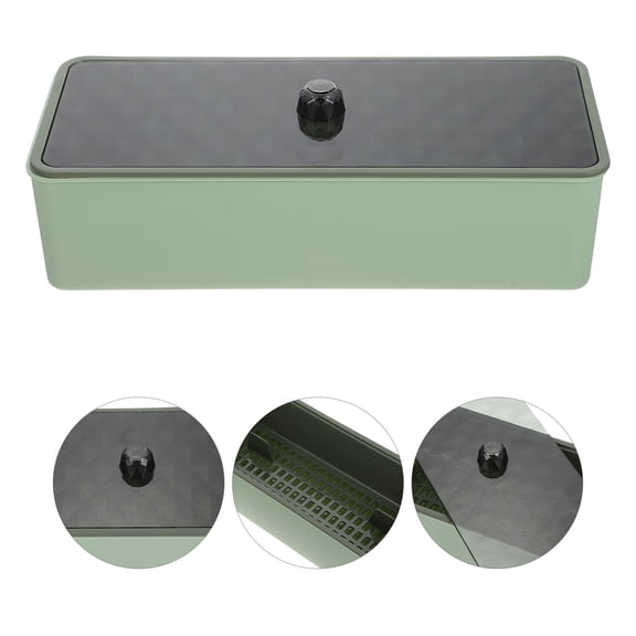 Hytrove Chopstick Holder Countertop PP PET Kitchen Organization 1Pack 10.7X4.7X2.8In