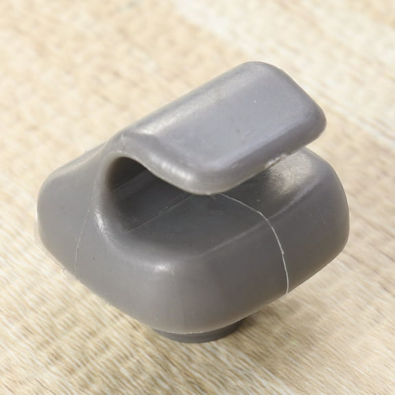 HEMOTON Visor Clip Replacement Hook in Light Grey Plastic for Durable Car Use 0.5 Inch