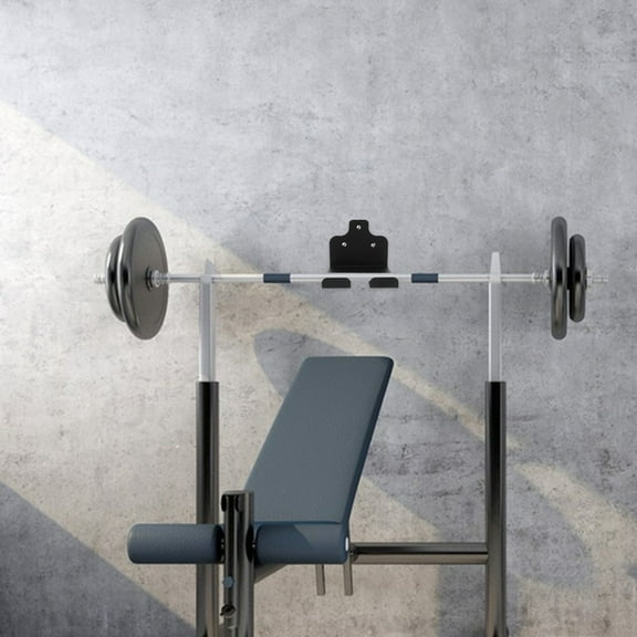 HEMOTON Wall Mount Barbell Storage Holder Barbell Rack For Home Weight Plate And Dumbbell Organization Garage Gym Bar Wall Rack