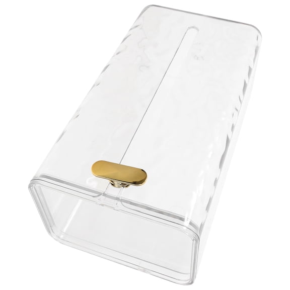 HEMOTON Wall-Mounted Tissue Box Holder for Home, Napkin Dispenser Container, Wall Tissue Storage Box