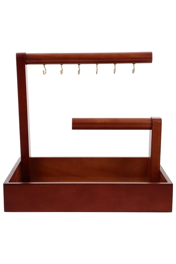 HEMOTON Jewelry Stand with Watch Display Holder for Tabletop and Desktop Hanging Organizer