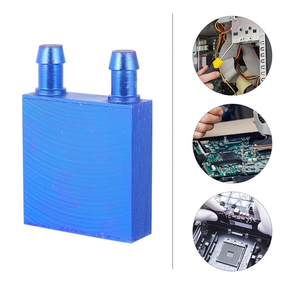 YOSADIER Computer Accessory Aluminum Water Block for CPU with Flat Semiconducting Fins