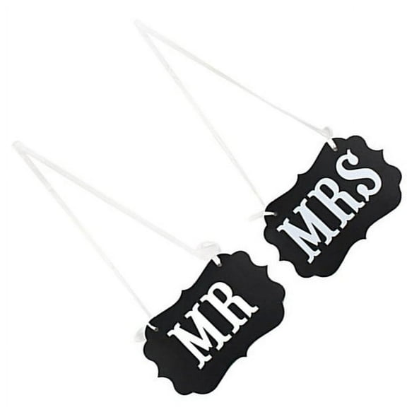 HEMOTON Wedding Photo Booth Decorations Wedding Photo Shoot Props Bridegroom Black