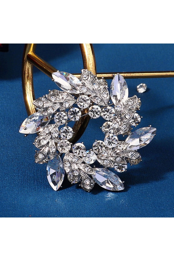 Wedding Train Pin for Dress Corsage Brooch Formal Occasion Charming Miss