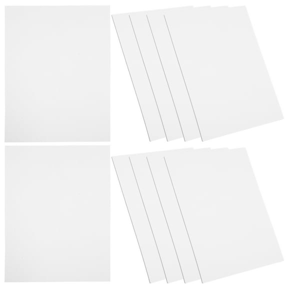HEMOTON 10 Pack White Foam Board for DIY Crafts and Cosplay Props Ideal for Decoration 20x30 Inches