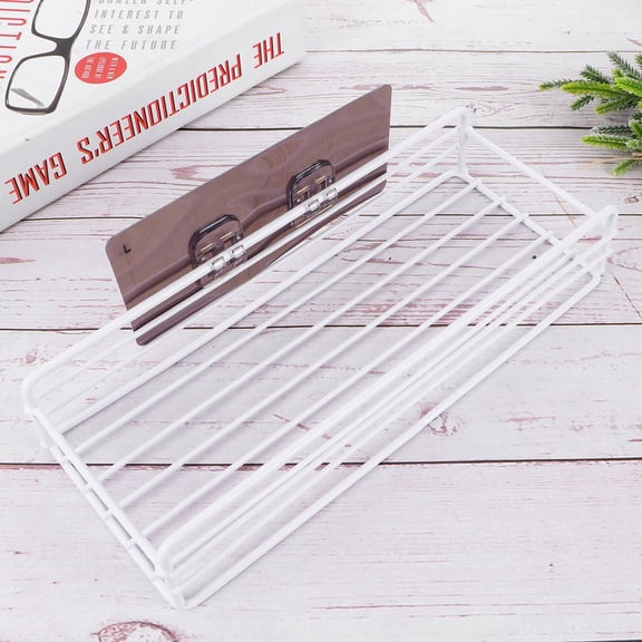 RENACLIPY Hanging Shelf Iron Space-saving Wall Hanging Families Kitchen Storage 1Pcs