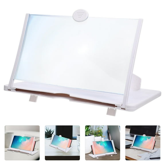 SOPOTUTU Smartphone Mobile Screen Amplifier White Abs 1Pack