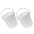 thumbnail image 1 of HEMOTON White Plastic Storage Bucket with Secure Lid 10L Capacity for Home and Industrial Use, 1 of 8