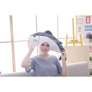SOPOTUTU Plush Sea Creature Hat Adjustable Headwear for Cosplay and Costume Parties 1 Piece