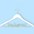 thumbnail image 1 of EXHUMKY Hanger Wooden White 2Pcs 17.3x9.1x0.6In, 1 of 8