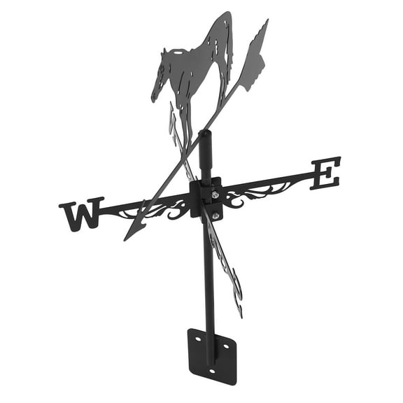HEMOTON Wind Vane Outdoor Weather Vane Practical Weather Vane 54.00X33.00X33.00CM Black