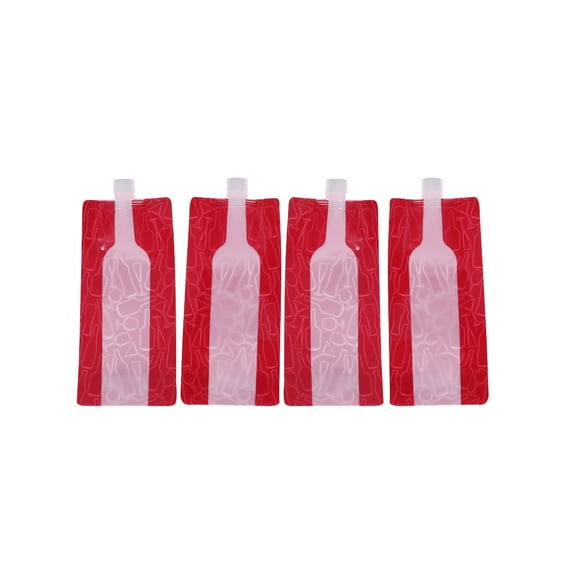 Phenofice Bottle Cooler Bag Wine Bag Flask Multi Plastic 4Pcs for Camping Accessories