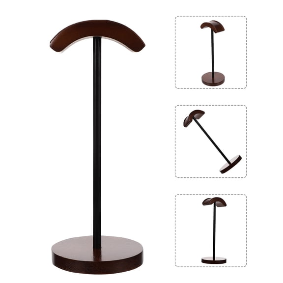 ORDDIART Coffee Colored Headset Stand 1Pcs 5.1x13.4in