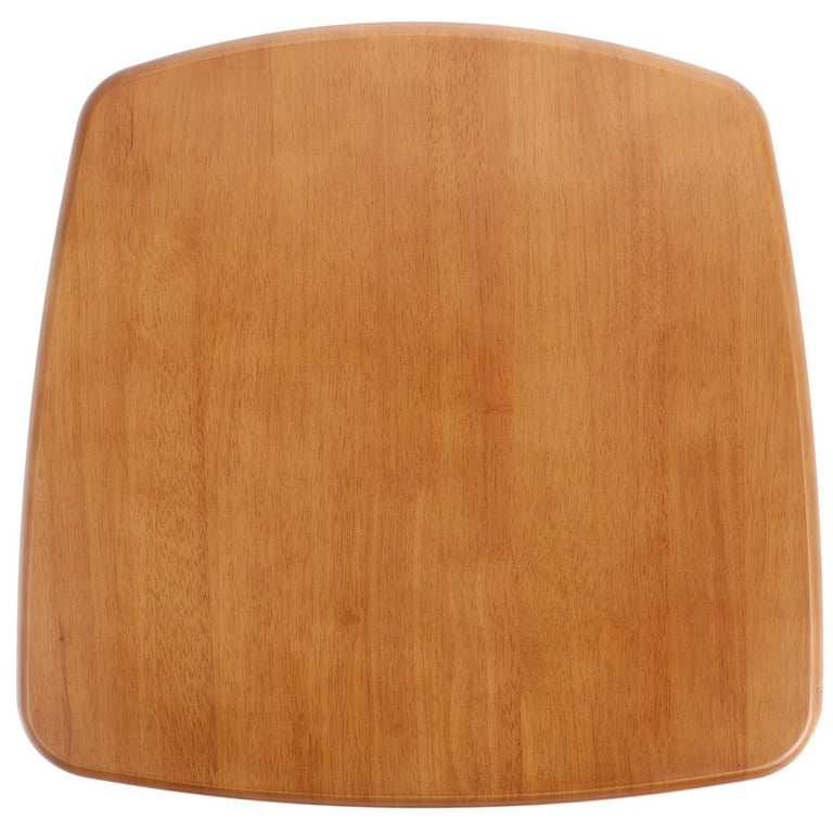 HEMOTON Wooden Chair Seat Replacement Wooden Dining Chair Cover Canteen  Chair Wood Surface