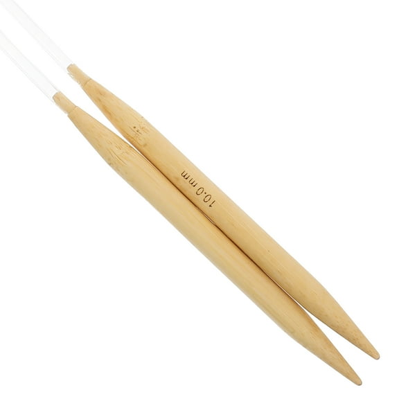 SOPOTUTU Smooth Wooden Knitting Needles for Sweaters, Scarves, Carpet Weaving - Easy to Use and Crafting Tools