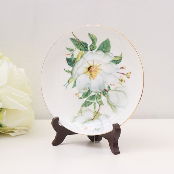 HEMOTON Wooden Picture Frame Stand for Display Holds Photos Menu or Artwork Stably on Desktop Brown 2pcs